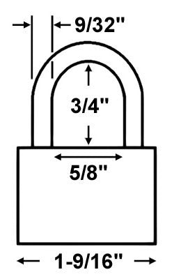 Master Lock 3 Laminated Steel Padlock